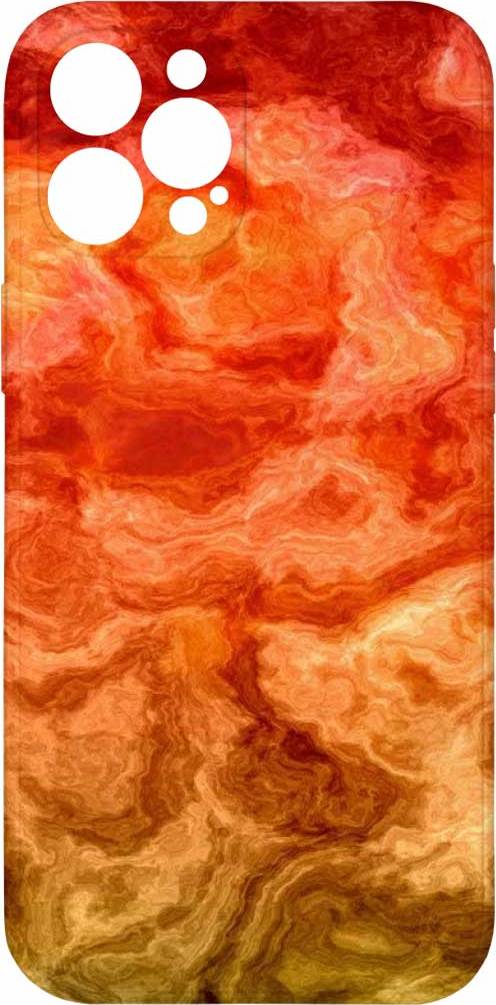 Mi-band Kryt Ohnivý mramor pro iPhone 12 Pro Max