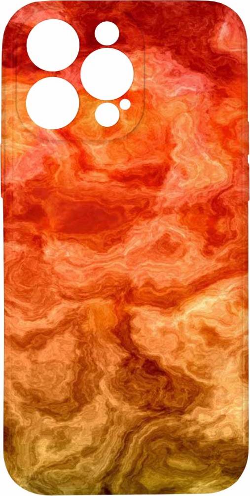 Mi-band Kryt Ohnivý mramor pro iPhone 14 Pro Max