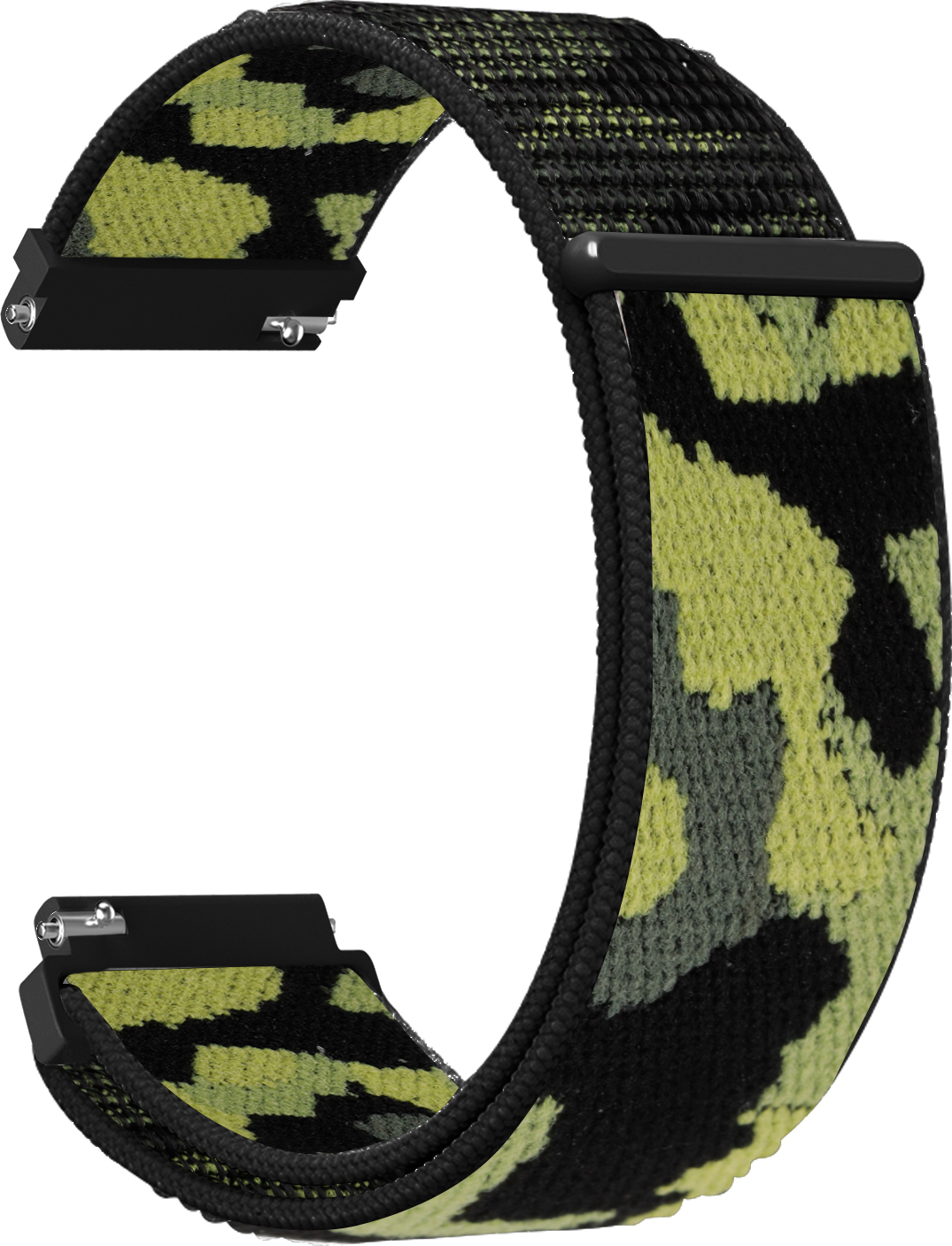 Nylonový řemínek kamufláž 22mm Barevná varianta: Žlutá kamufláž