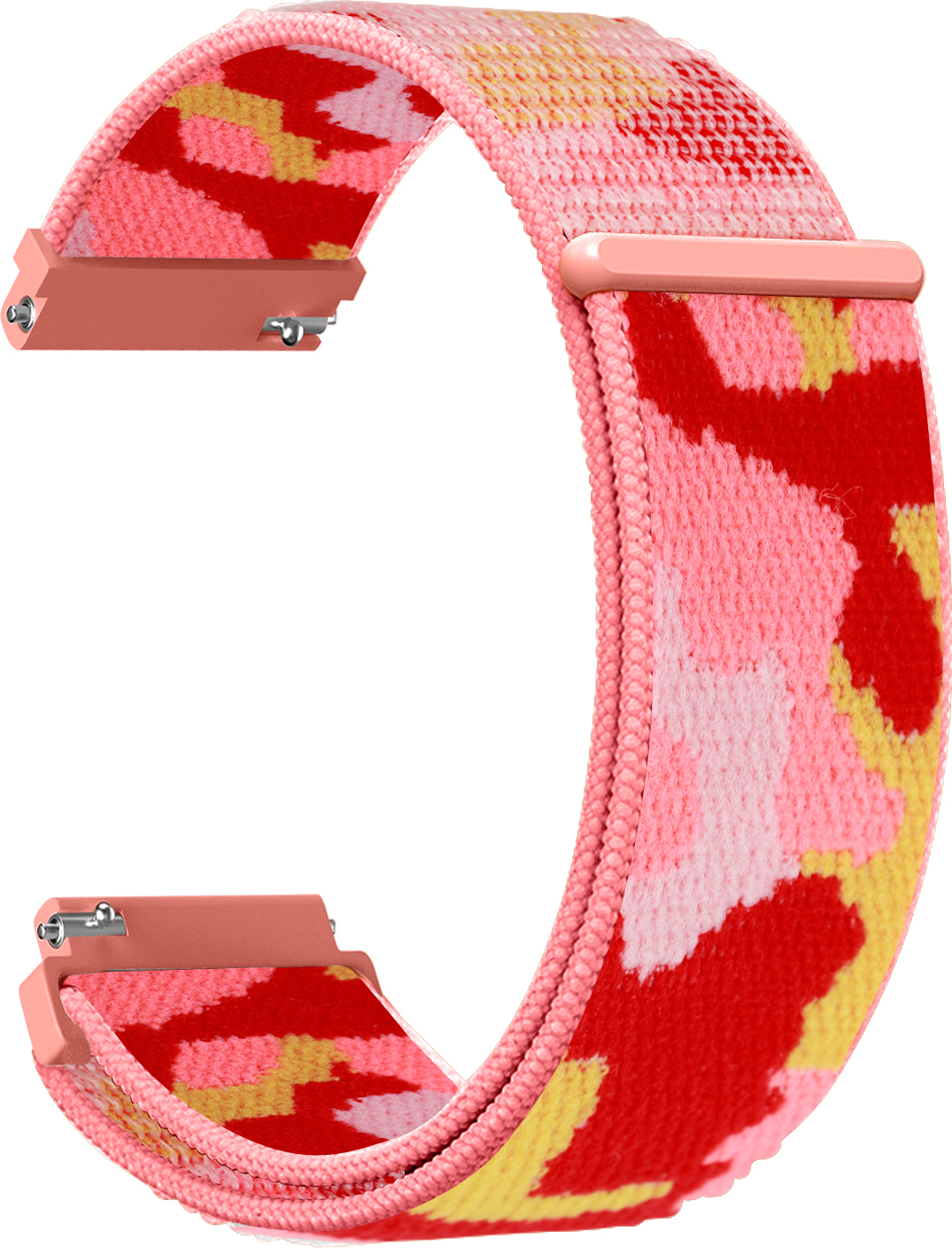 Nylonový řemínek kamufláž 22mm Barevná varianta: Červená kamufláž