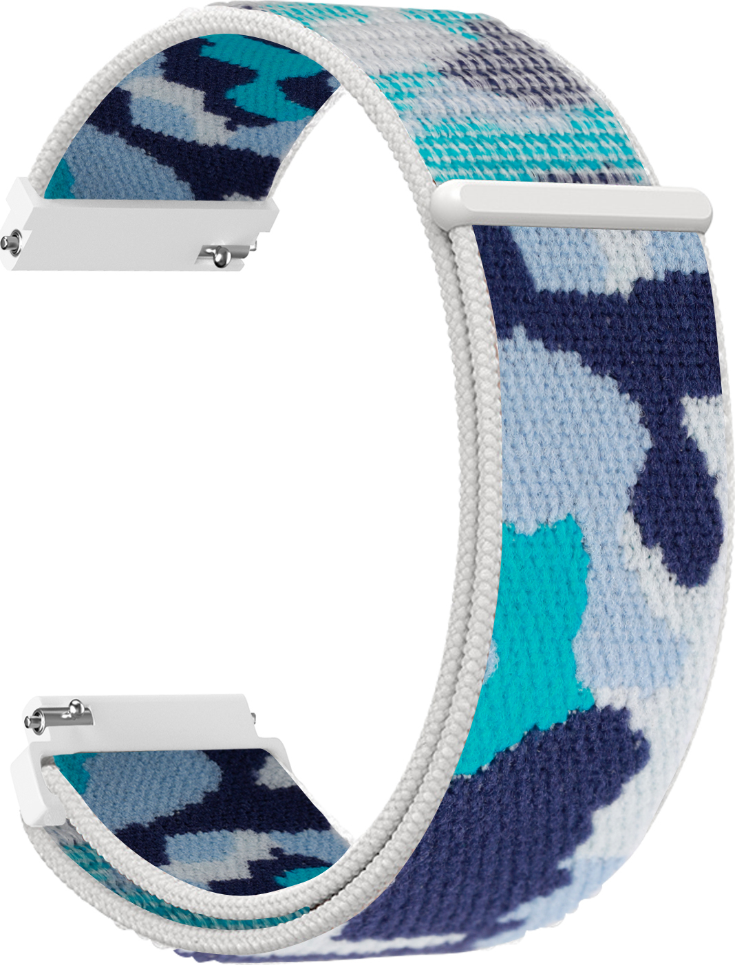 Nylonový řemínek kamufláž 22mm Barevná varianta: Modrá Kamufláž