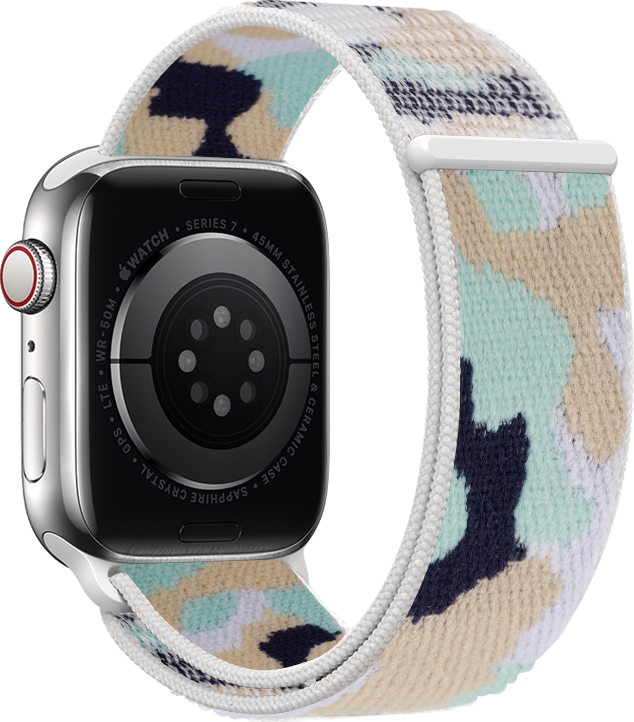 Nylonový řemínek kamufláž pro Apple Watch 38/40/41/42(S10)mm Barevná varianta: Béžová kamufláž