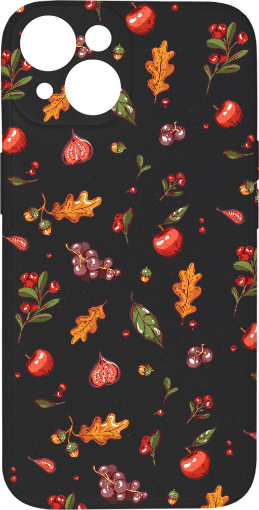 Mi-band Kryt Podzimní nadílka černý pro iPhone 14 Plus