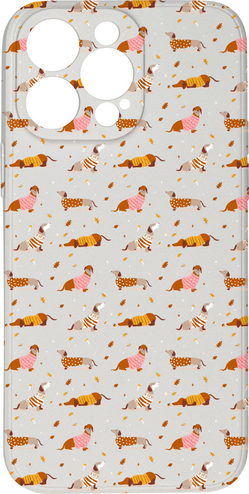 Mi-band Kryt Jezevčíci ve svetru pro iPhone 14 Pro