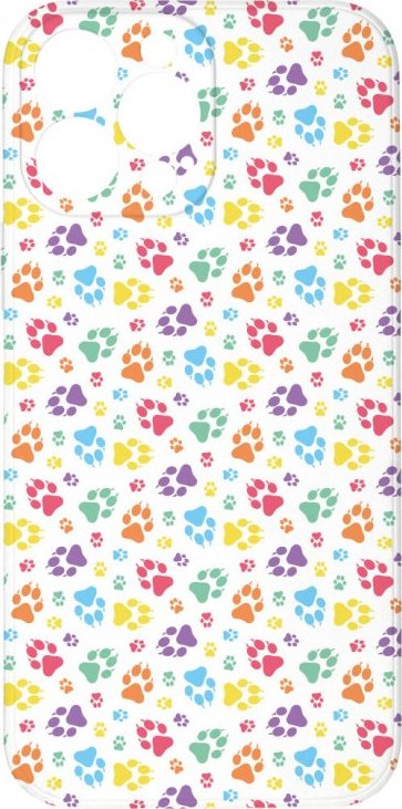 Mi-band Kryt Barevné tlapičky pro iPhone 13 Pro