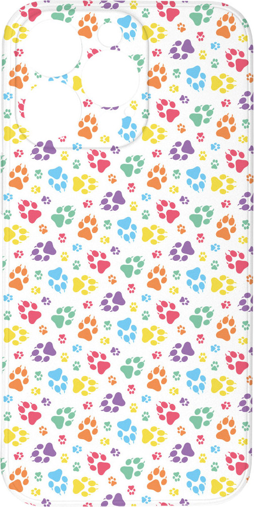 Mi-band Kryt Barevné tlapičky pro iPhone 12 Pro