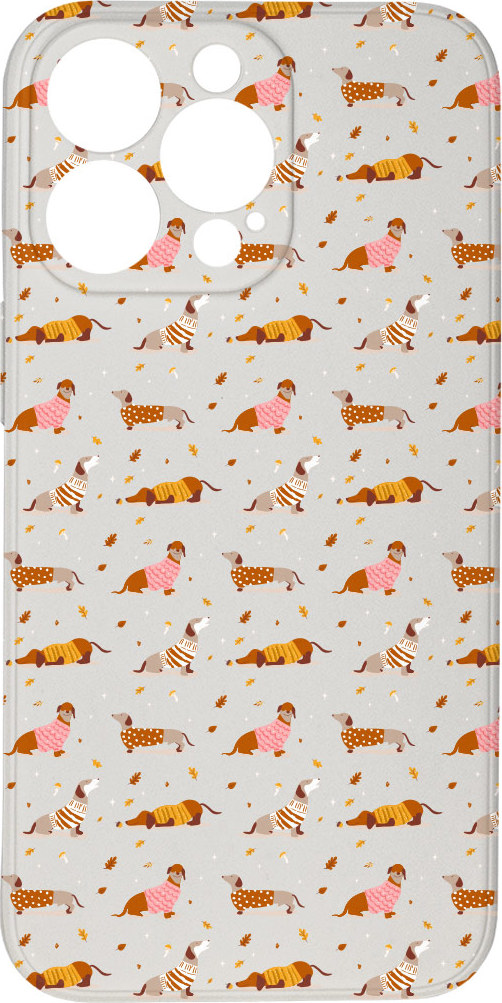 Mi-band Kryt Jezevčíci ve svetru pro iPhone 12 Pro