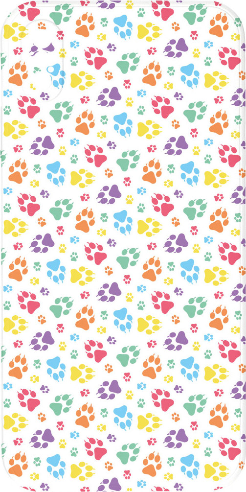 Mi-band Kryt Barevné tlapičky pro iPhone XS Max