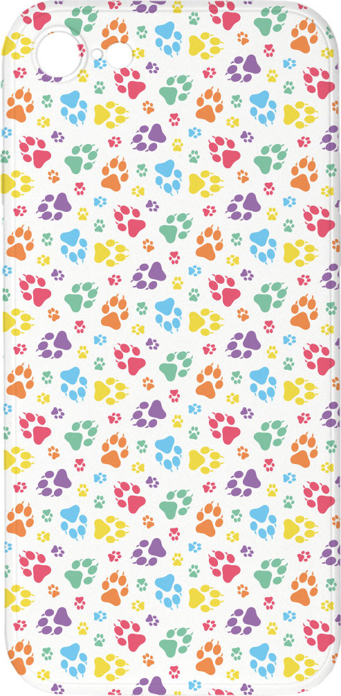 Mi-band Kryt Barevné tlapičky pro iPhone 7/8/SE2020