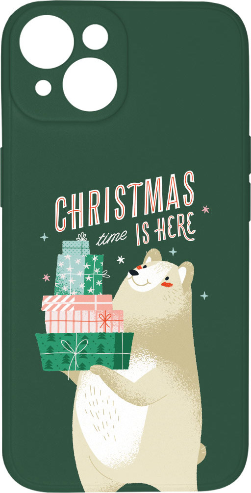 Mi-band Kryt Vánoce jsou tady zelený pro iPhone 14 Plus
