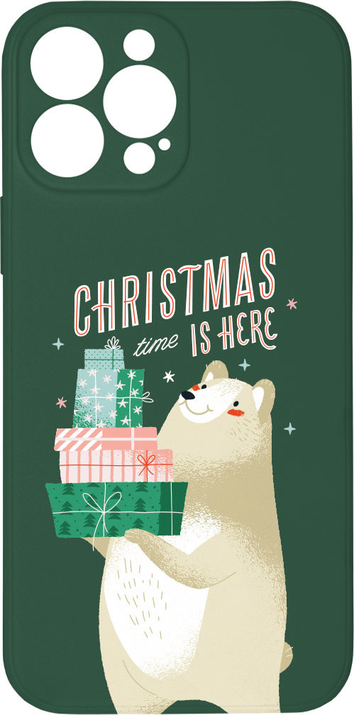 Mi-band Kryt Vánoce jsou tady zelený pro iPhone 13 Pro Max