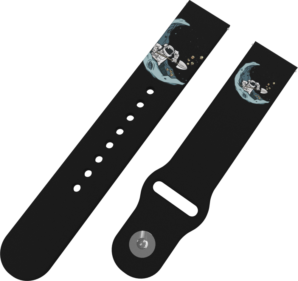 Strapido TĚŽBA BITCOINU řemínek 20 mm