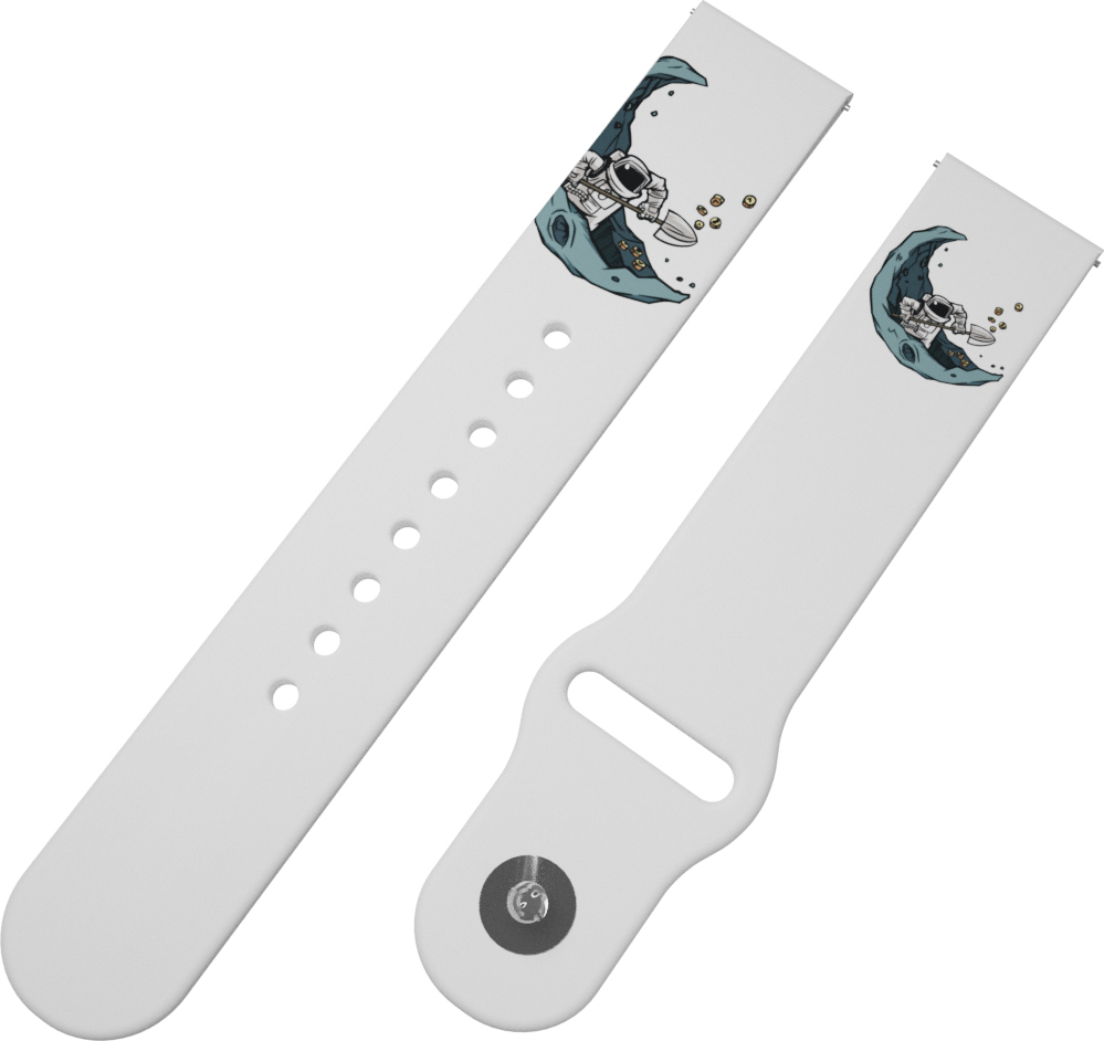 Strapido TĚŽBA BITCOINU řemínek 22 mm