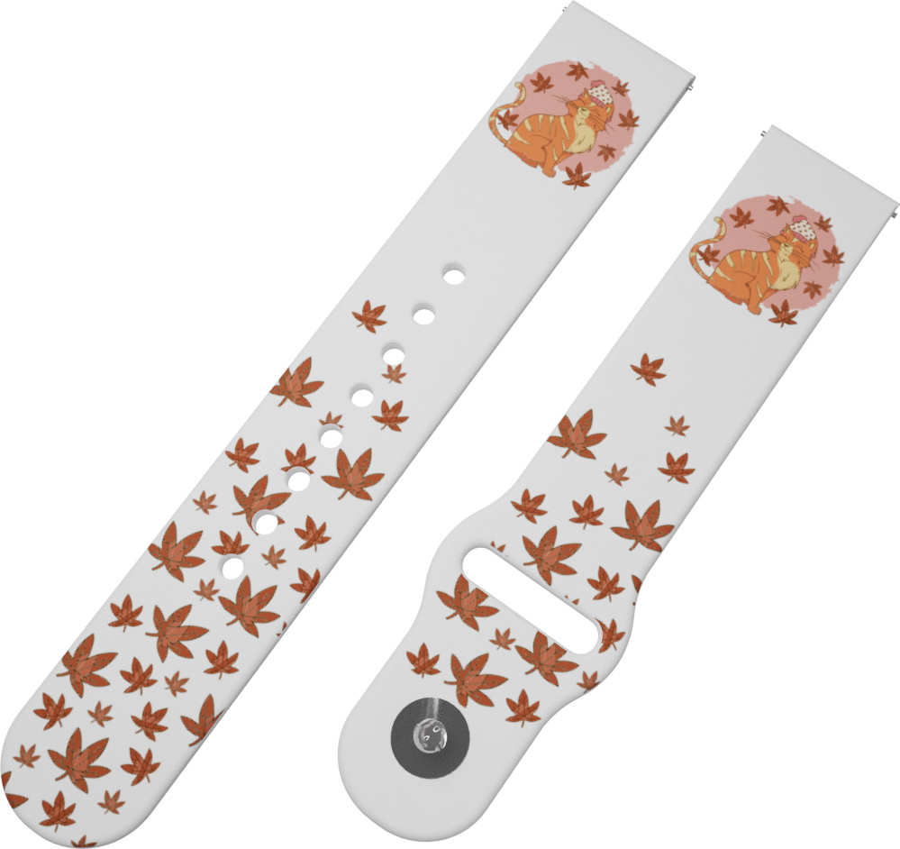 Strapido KOČKA V LISTÍ řemínek 22 mm