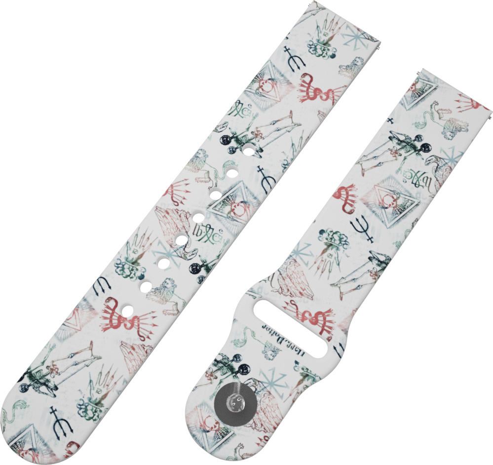 Strapido HARRY POTTER - SYMBOLY MAGIE řemínek 20 mm