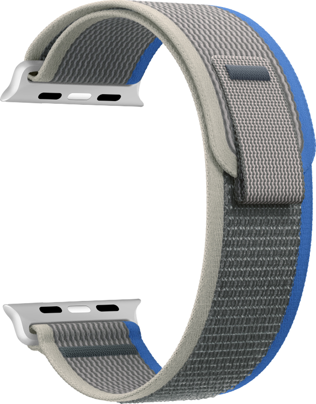 Nylonový řemínek se stahovacím poutkem pro Apple Watch 38/40/41/42(S10)mm Barevná varianta: Modro-šedý