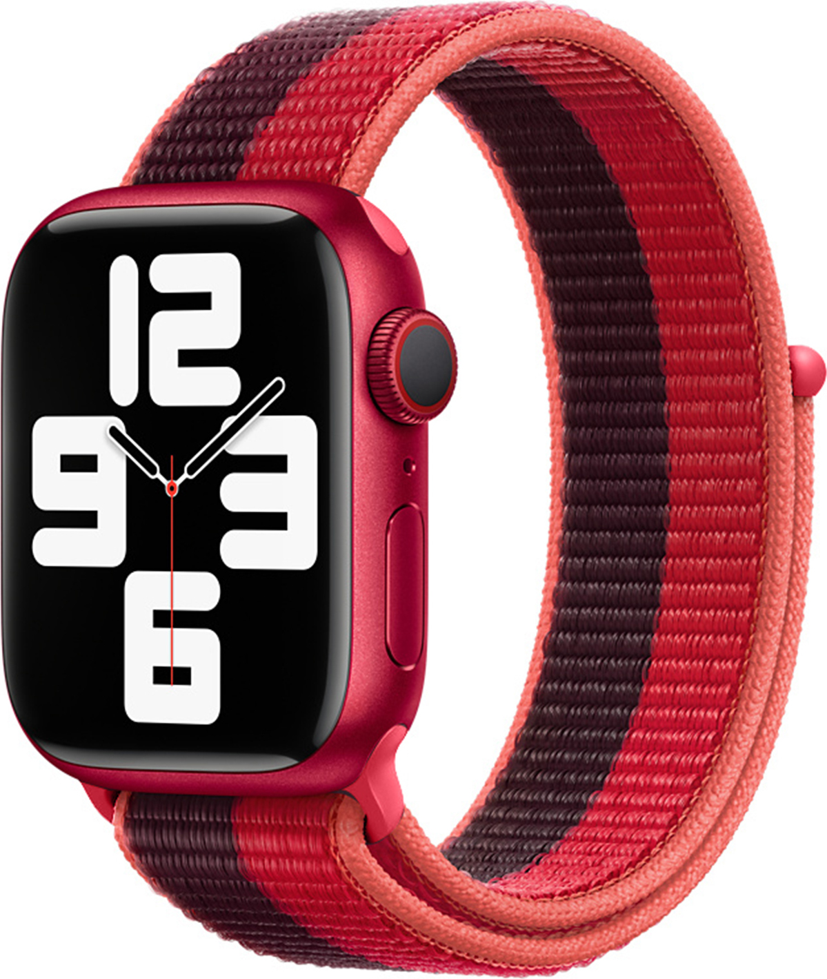 Nylonový řemínek pro Apple Watch 42/44/45/46/49mm Barevná varianta: Červeno-Černá