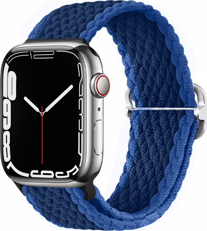 Pletený řemínek se sponou pro Apple Watch 42/44/45/46/49mm Barevná varianta: Modrý