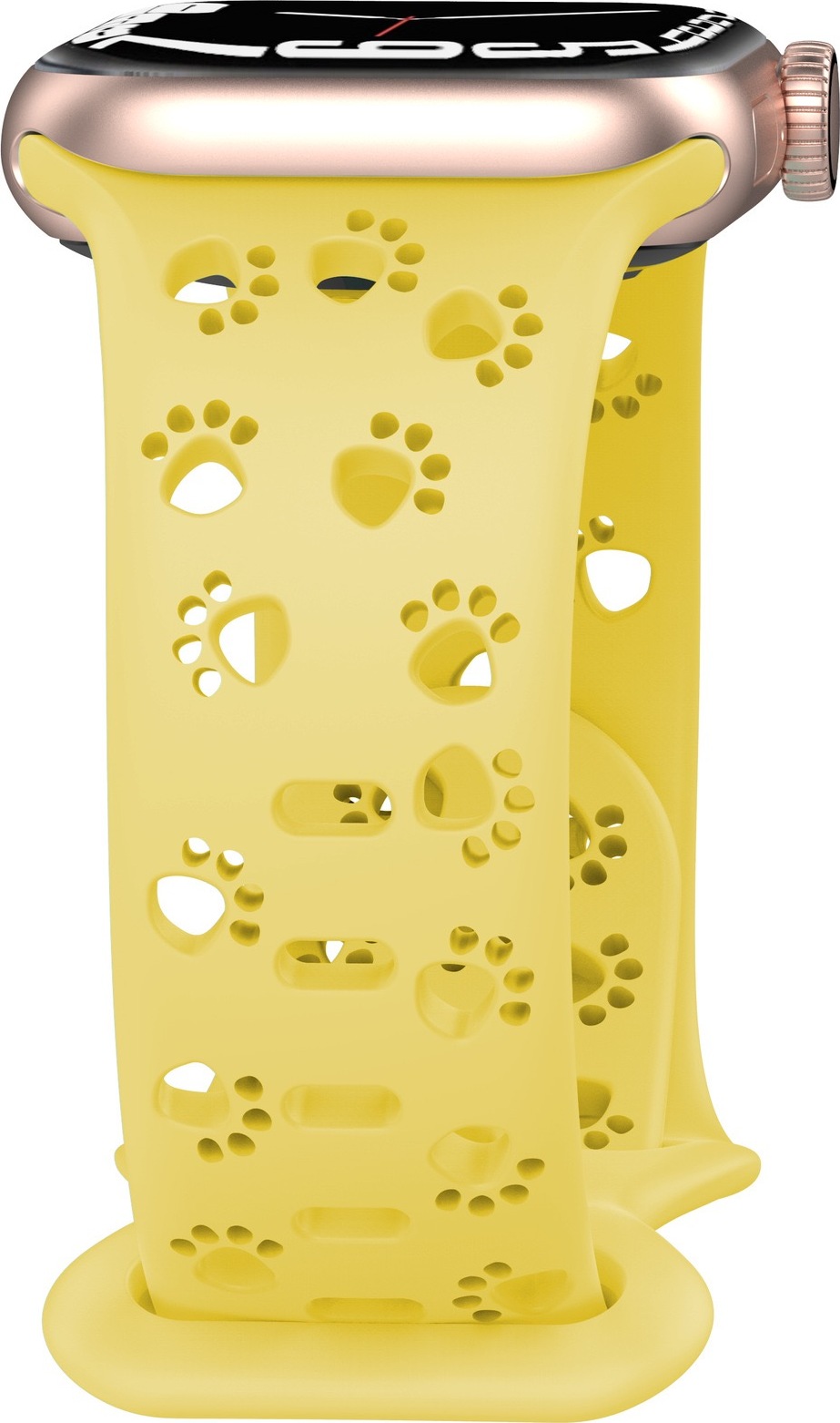 Mi-band Řemínek s perforovanými pacičkami pro Apple Watch 38/40/41/42(S10)mm Barevná varianta: Žlutý