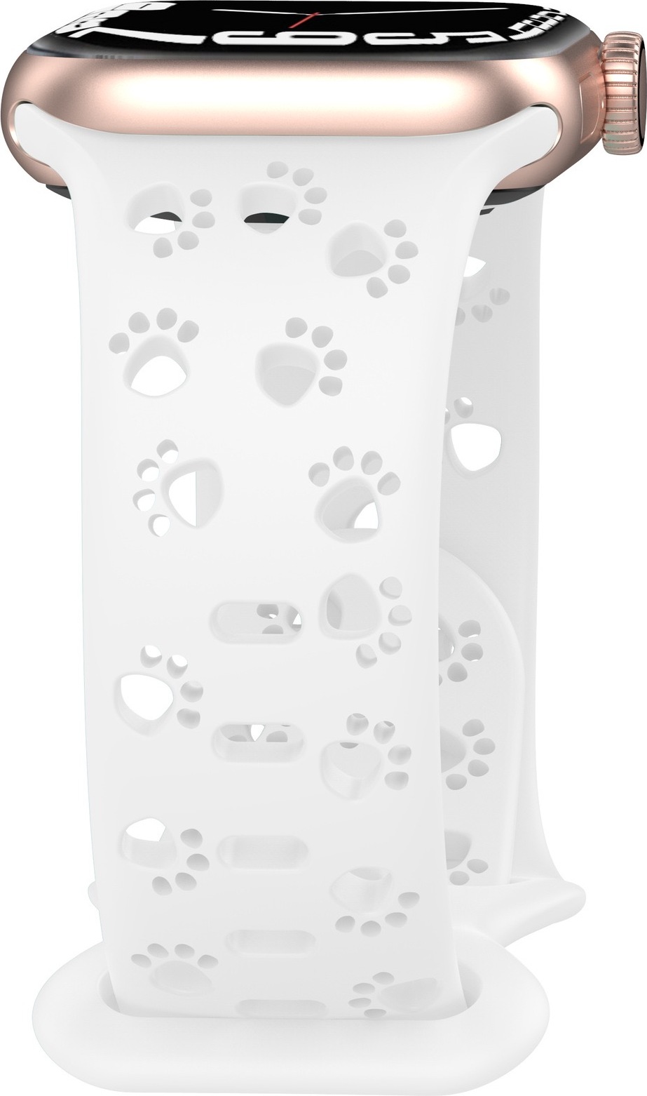 Mi-band Řemínek s perforovanými pacičkami pro Apple Watch 42/44/45/46/49mm Barevná varianta: Bílý