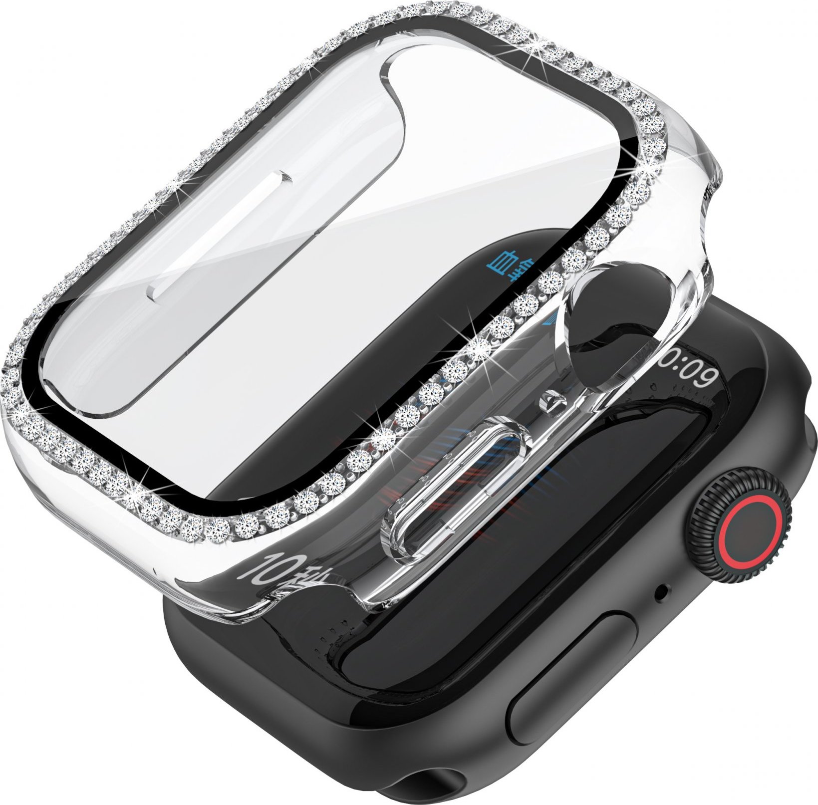 Ochranné kamínkové pouzdro se sklíčkem pro Apple Watch 42mm Barevná varianta: Průhledný