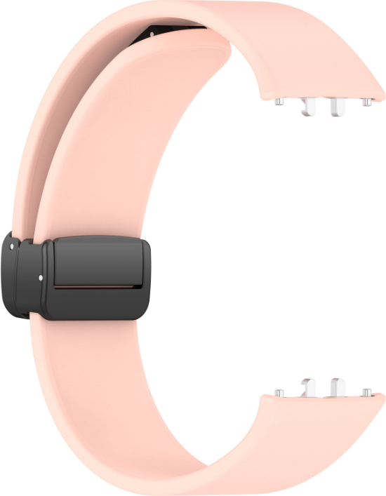 Silikonový řemínek s drážkou a magnetickým zapínáním pro Samsung Galaxy Fit 3 Barva náramku: Růžová