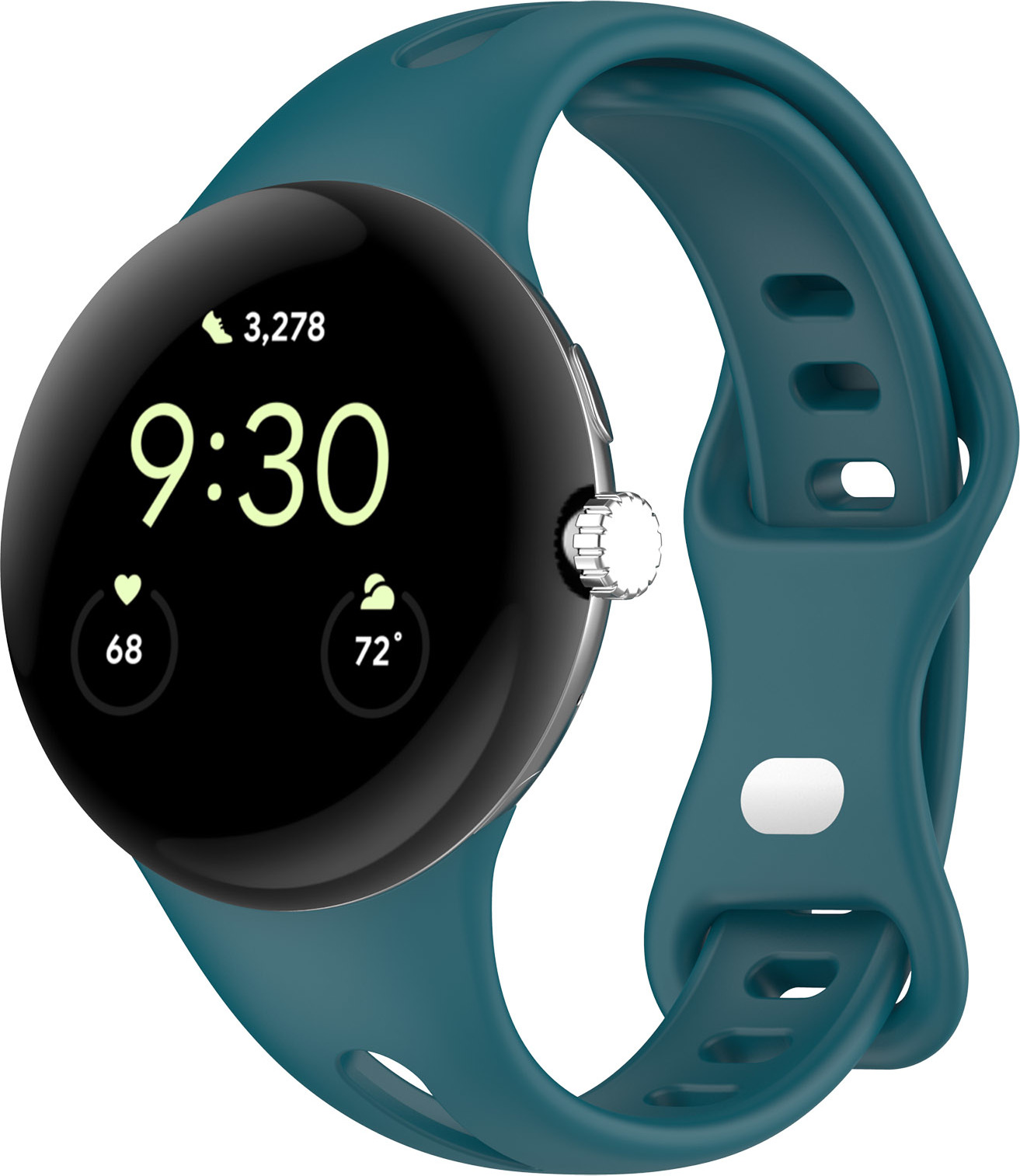 Jednobarevný náhradní řemínek Google Pixel Watch Barva náramku: Tyrkysová