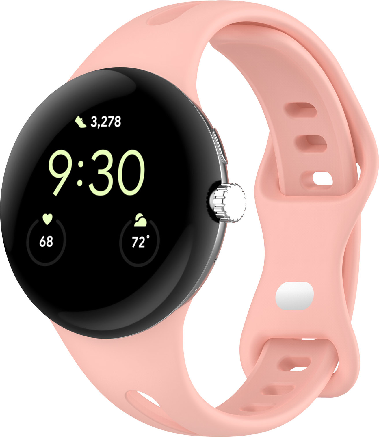 Jednobarevný náhradní řemínek Google Pixel Watch Barva náramku: Pískově růžová