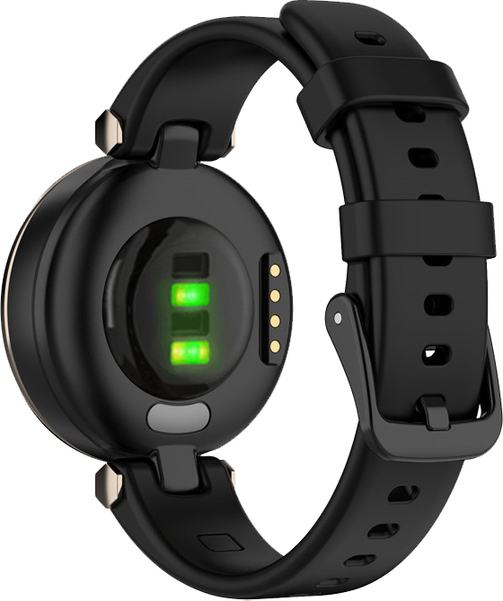 Silikonový řemínek s přezkou pro Garmin Lily Barva náramku: Černá