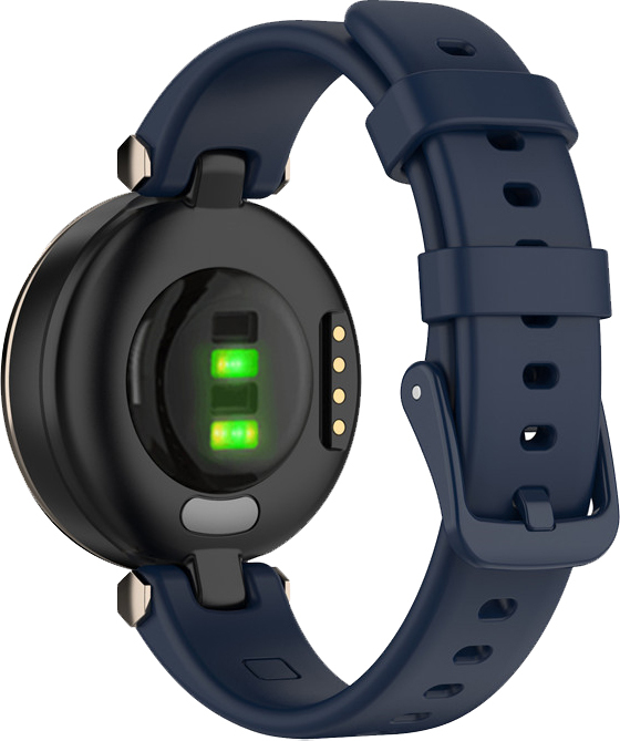 Silikonový řemínek s přezkou pro Garmin Lily Barva náramku: Tmavě modrá