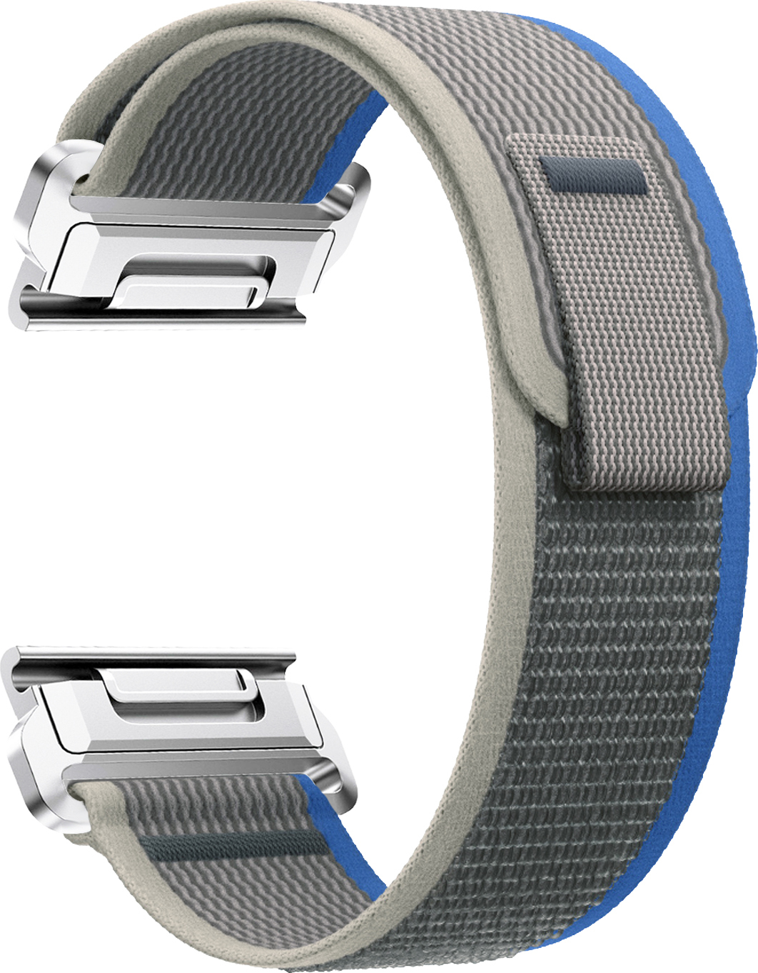 Nylonový řemínek se stahovacím poutkem 22mm Barevná varianta: Modro-šedý