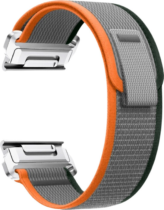 Nylonový řemínek se stahovacím poutkem 22mm Barevná varianta: Oranžovo-Šedý