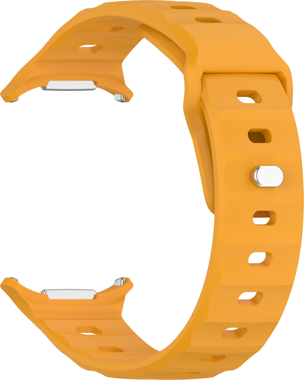 Jednobarevný řemínek pro Samsung Galaxy Watch Ultra Barva náramku: Žluto-oranžová