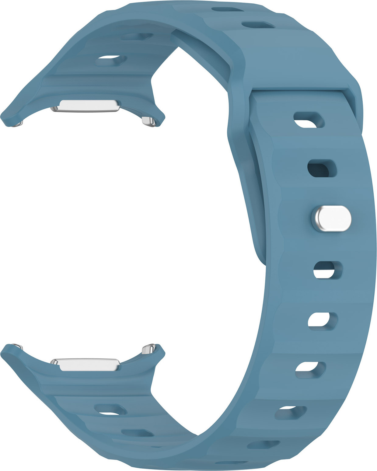 Jednobarevný řemínek pro Samsung Galaxy Watch Ultra Barva náramku: Modro-Šedá