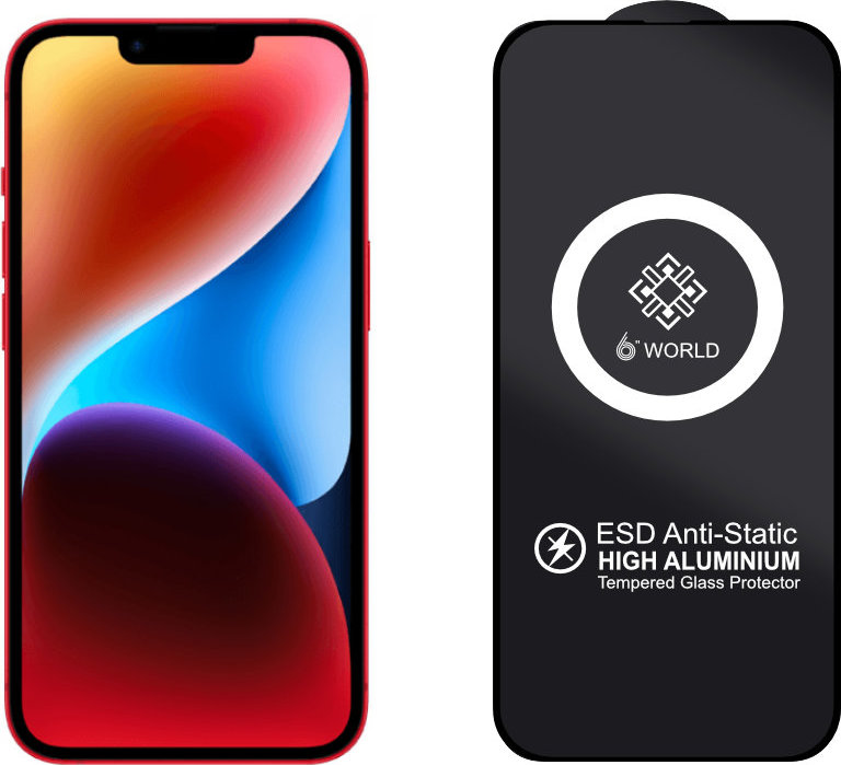 ESD 3D Ochranné tvrzené sklo na iPhone 14 Pro