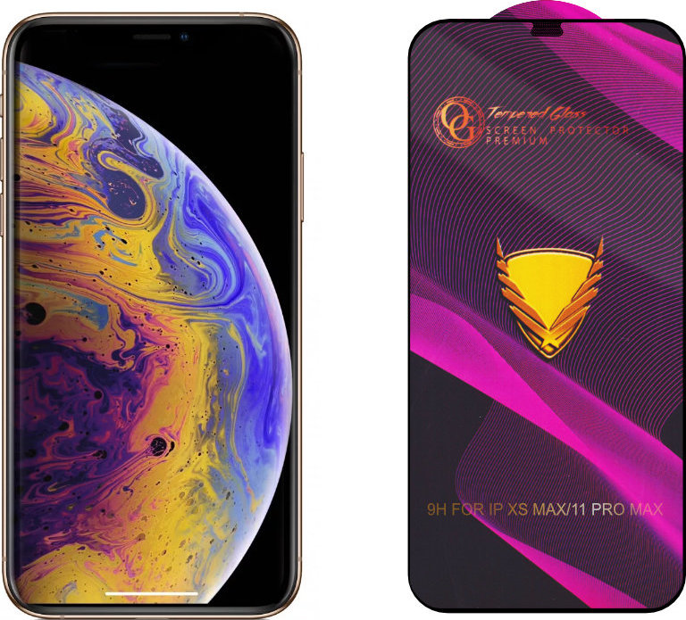 3D Ochranné tvrzené sklo na iPhone XS Max