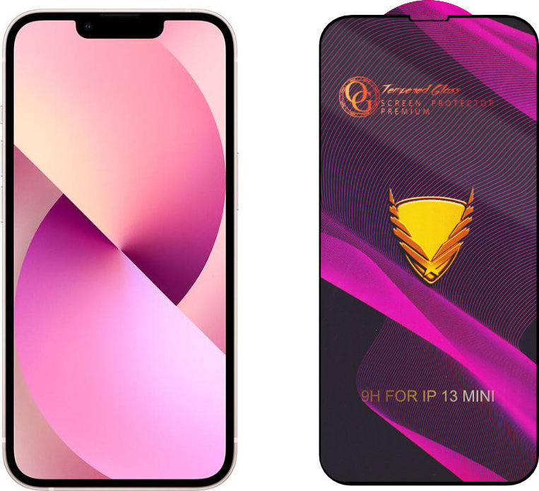 3D Ochranné tvrzené sklo na iPhone 13 Mini