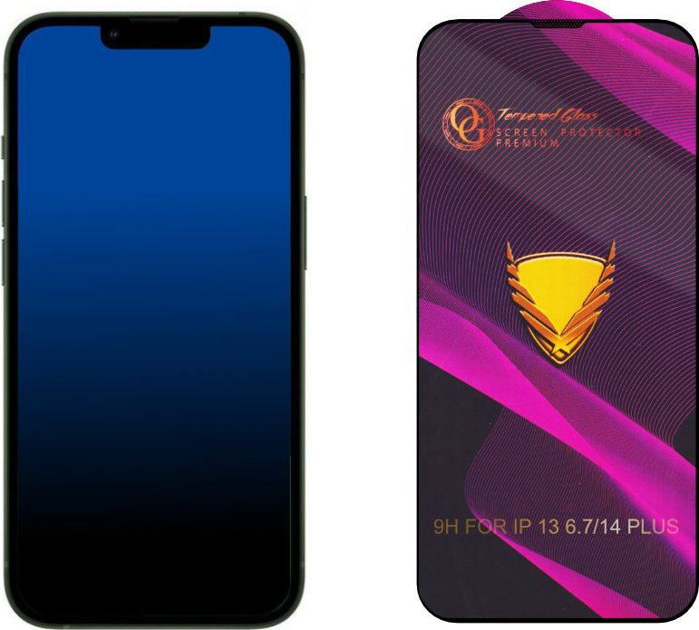 3D Ochranné tvrzené sklo na iPhone 13 Pro Max