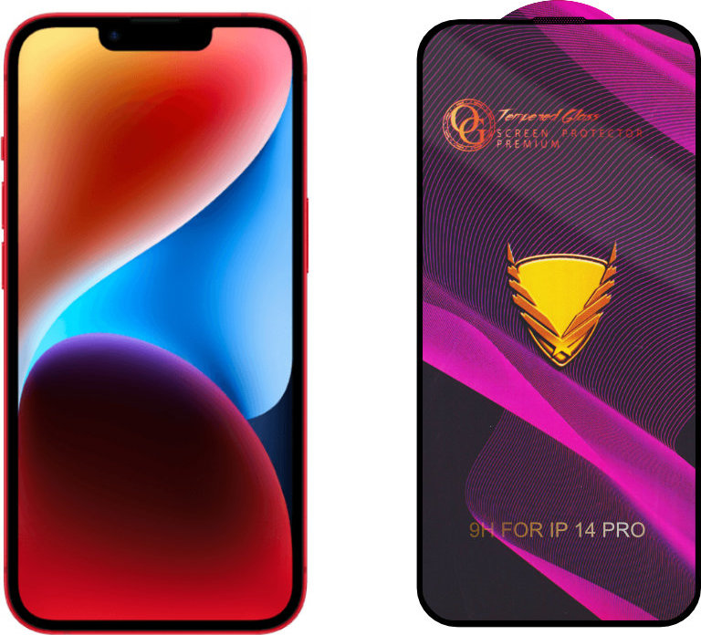 3D Ochranné tvrzené sklo na iPhone 14 Pro