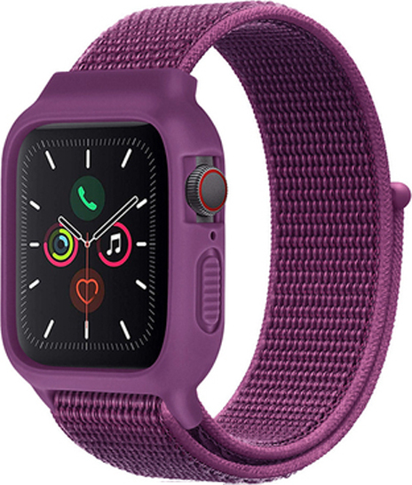 Nylonový set 2v1 pro Apple Watch 42/44/45mm Barevná varianta: Fialová
