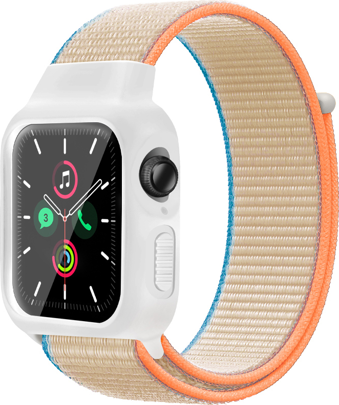 Nylonový set 2v1 pro Apple Watch 38/40/41/42(S10)mm Barevná varianta: Béžovo-oranžová
