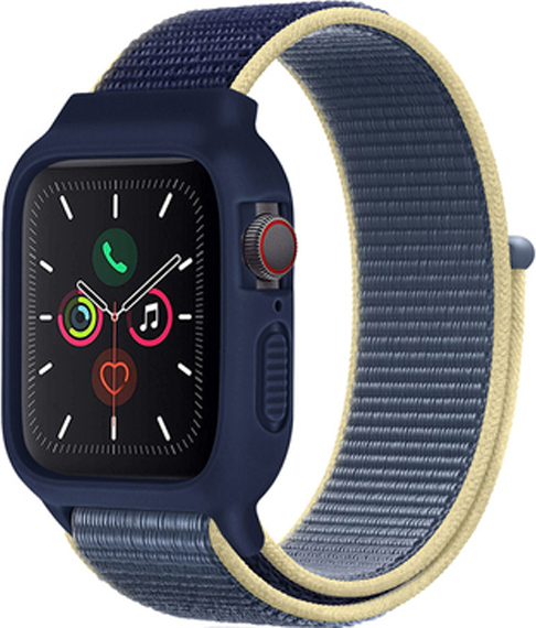 Nylonový set 2v1 pro Apple Watch 38/40/41/42(S10)mm Barevná varianta: Aljašská Modrá
