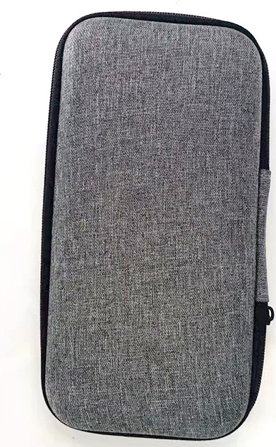 Úložné cestovní pouzdro Rozměr: Šedé obdélníkové 18,2x9,3x4,5cm