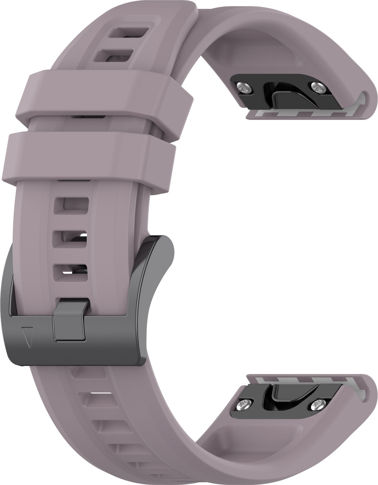 QuickFit silikonový jednobarevný řemínek s přezkou 20mm Barva náramku: Švestková