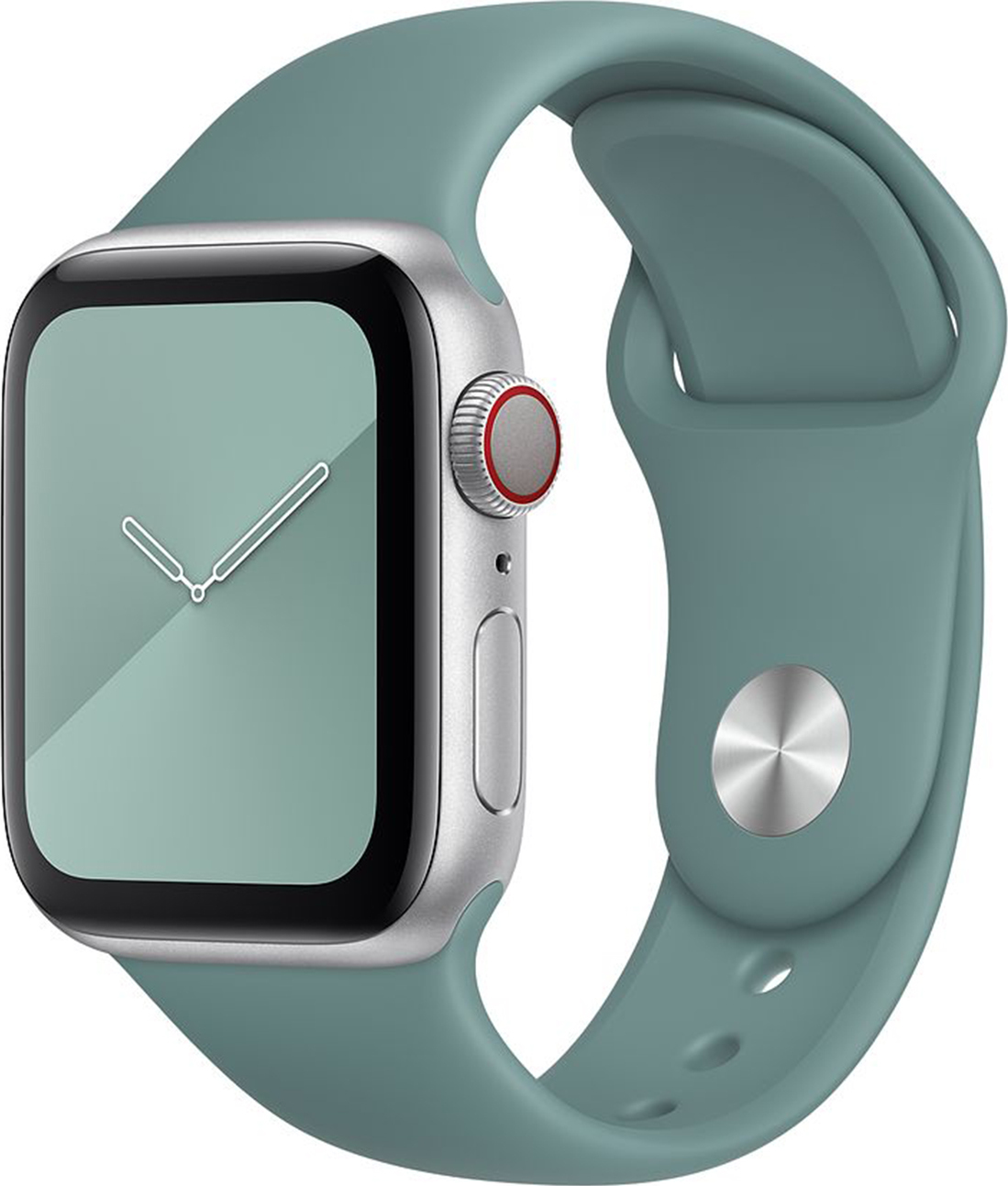 Apple Watch řemínek jednobarevný 38/40/41mm a 42/44/45/46/49mm Barva: Šalvějová, Pro Apple Watch velikost: 42/44/45/46/49mm, Velikost náramku: S (Obvod ruky 16,5 až 20,5cm)