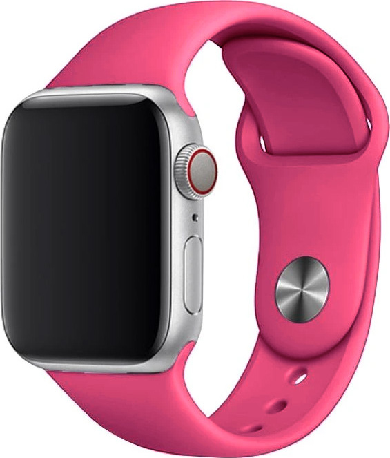 Apple Watch řemínek jednobarevný 38/40/41mm a 42/44/45/46/49mm Barva: Purpurová 2, Pro Apple Watch velikost: 42/44/45/46/49mm, Velikost náramku: L (Obvod ruky 18,5 - 23cm)