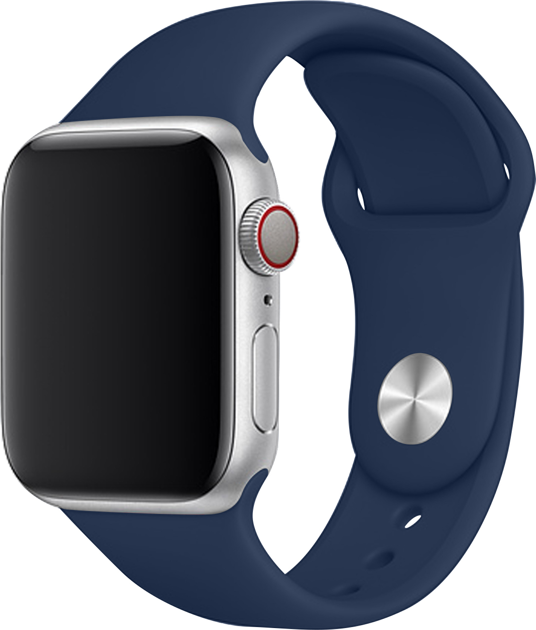 Apple Watch řemínek jednobarevný 38/40/41mm a 42/44/45/46/49mm Barva: Modro-Šedá, Pro Apple Watch velikost: 42/44/45/46/49mm, Velikost náramku: L (Obvod ruky 18,5 - 23cm)
