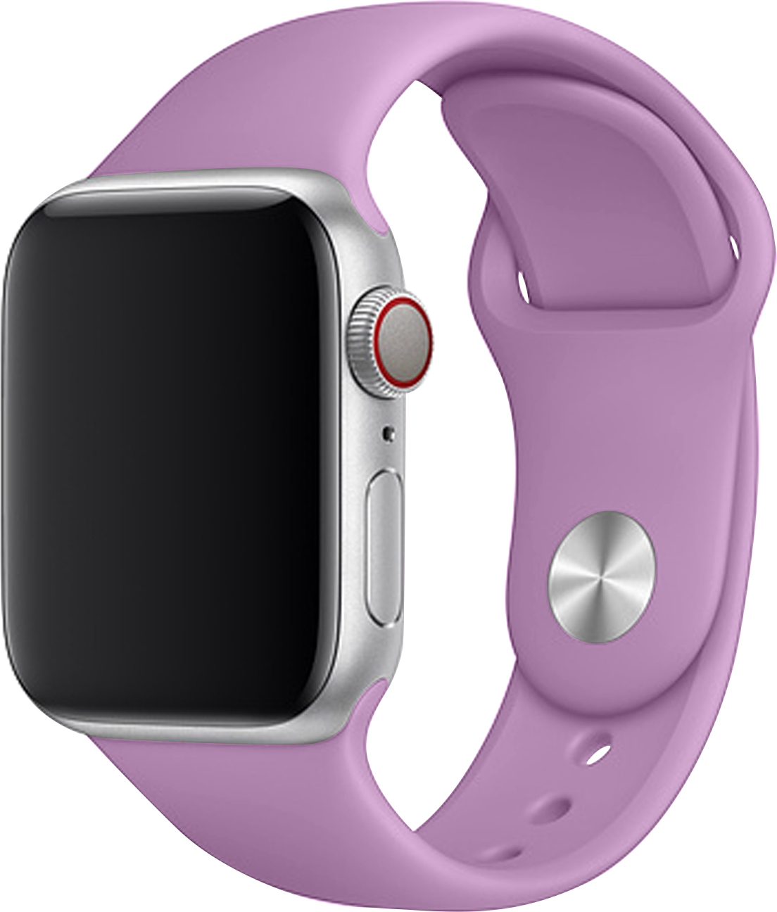 Apple Watch řemínek jednobarevný 38/40/41mm a 42/44/45/46/49mm Barva: Fialově-šedá, Pro Apple Watch velikost: 42/44/45/46/49mm, Velikost náramku: S (Obvod ruky 16,5 až 20,5cm)