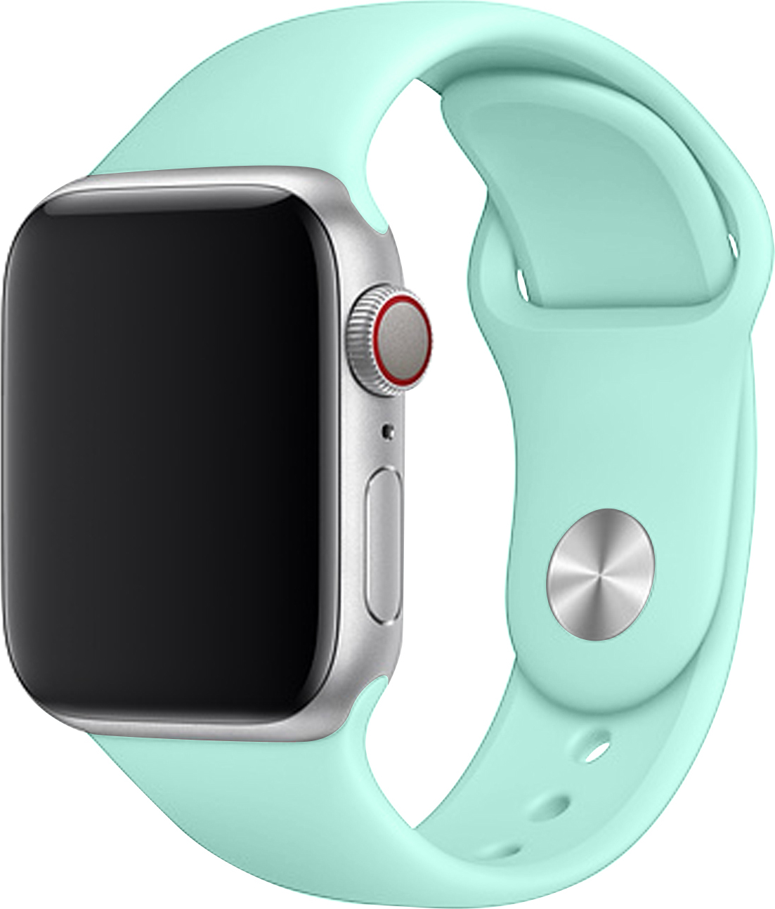 Apple Watch řemínek jednobarevný 38/40/41mm a 42/44/45/46/49mm Barva: Mint, Pro Apple Watch velikost: 42/44/45/46/49mm, Velikost náramku: S (Obvod ruky 16,5 až 20,5cm)