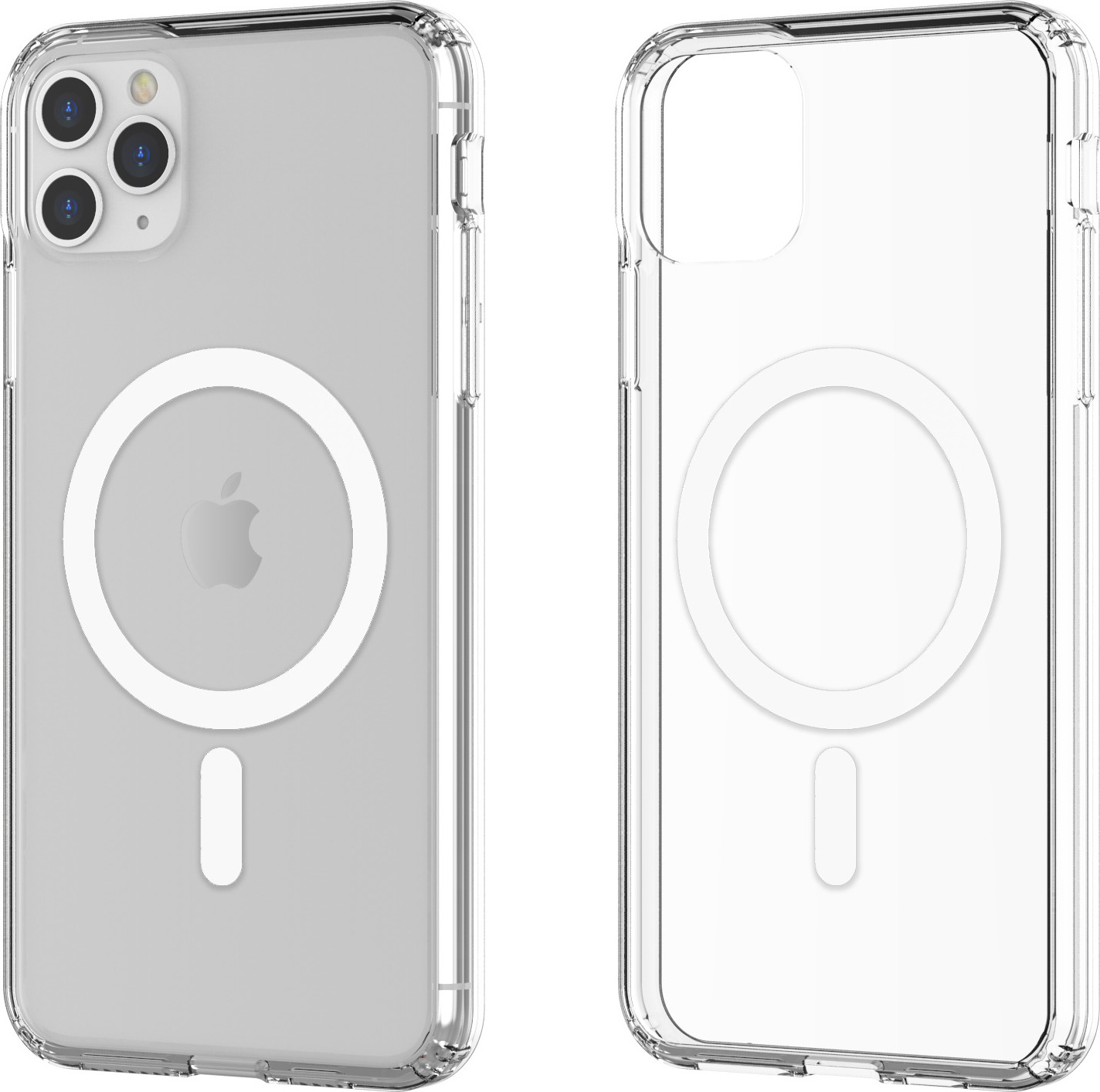 Průhledný tvrzený MagSafe kryt na iPhone 11 Pro Max